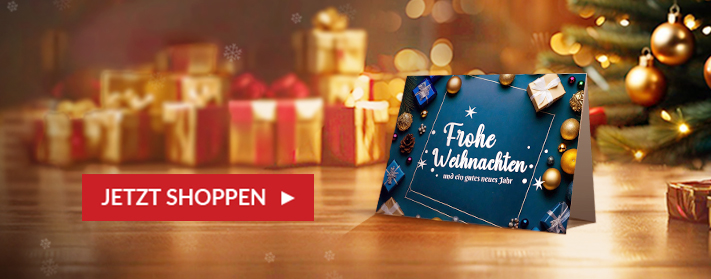 Individuelle Weihnachts-Grußkarten